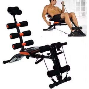 six pack core & abdominal trainers, torque trainer, waist training machine height adjustable incline sit up workout equipment abs exercise, complete 6 in 1 full body exercise and fat burning machine