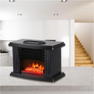 hot selling rustic smart electric fireplace,8.77inch freestanding fireplace with display