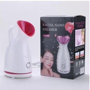 cl 5158 hot selling nano ionic face spa facial steamer warm mist humidifier atomizer humidifier moisturizing face steamer, spa at home, multicolor