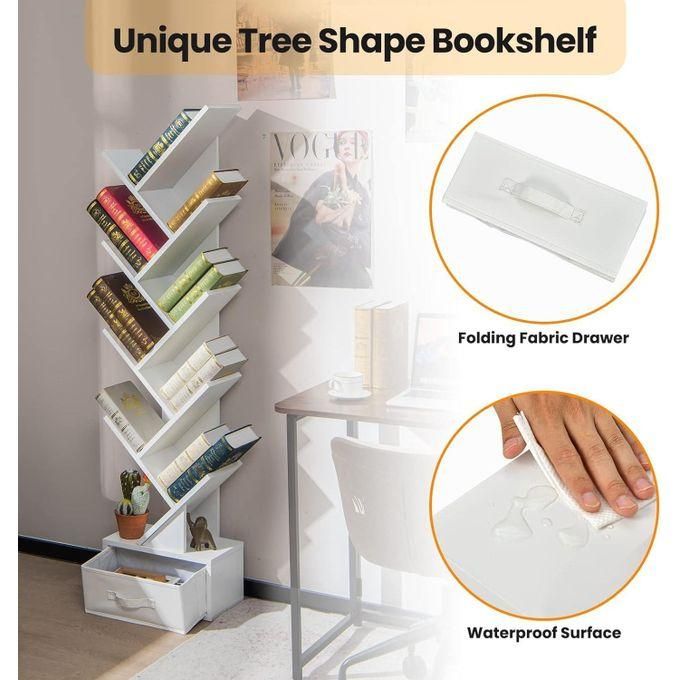 hot sale luxurious tree shape bookcase with cabinet for living room home office bedroom creative floor standing bookshelves, multicolor hot sale luxurious tree shape bookcase with cabinet for living room home office bedroom creative floor standing bookshelves, multicolor