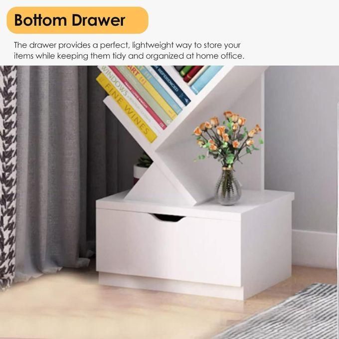 hot sale luxurious tree shape bookcase with cabinet for living room home office bedroom creative floor standing bookshelves, multicolor hot sale luxurious tree shape bookcase with cabinet for living room home office bedroom creative floor standing bookshelves, multicolor