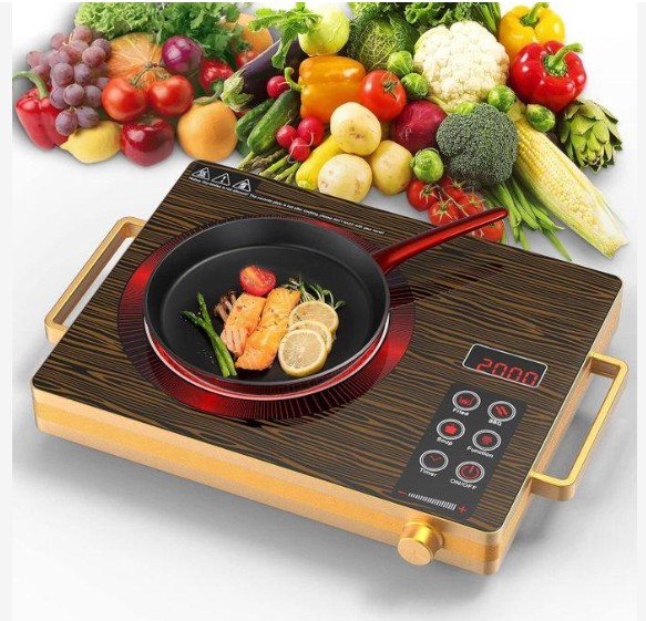 hot sale infrared cooker, electric cooktop with 5 power levels, led sensor touch, timer, overheat protection, portable electric hob