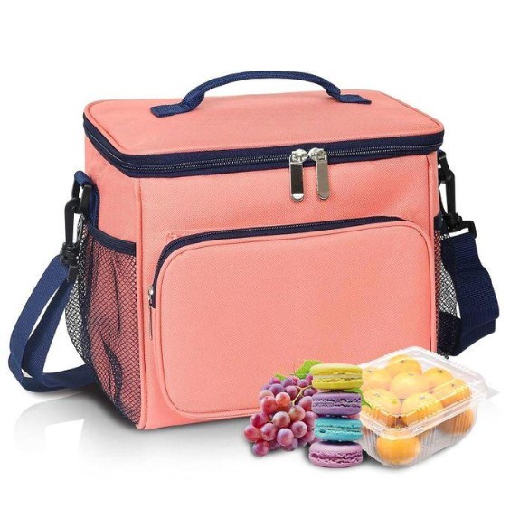 hot sale 10l thermal insulated cooler bags women men picnic lunch bento handbag portable trips food container bbq meal ice pack, pack of 1, multicolor