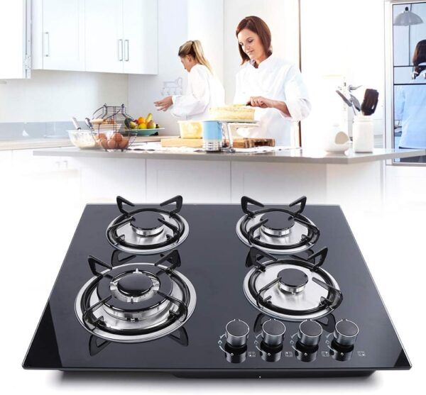 🔥 bolesi built in 4 burner stainless steel gas cooktop 🍳✨