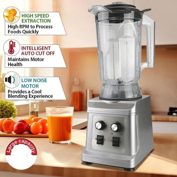 signature 1800w heavy duty commercial blender 5 liters jar smoothies, juices, self cleaning, 1800w (sg bl 630) heavy commercial blender with 5.0 ltr jar