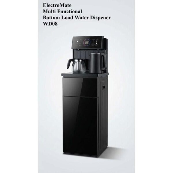electromate bottom load hot & cold water dispenser with coffee maker