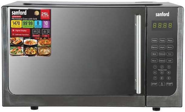 sanford sf5632mo 25l digital microwave oven with grill โ 1470w sanford sf5632mo 25l digital microwave oven with grill โ 1470w