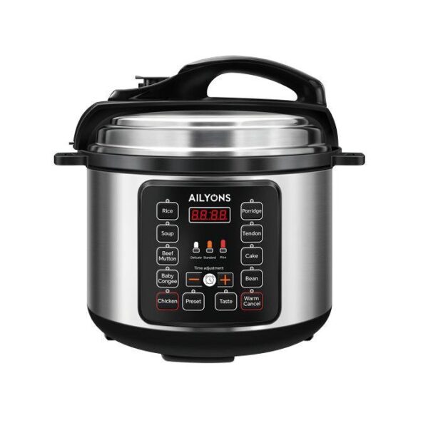 ls a1 5l deluxe 5l automatic electric pressure cooker 900w silver