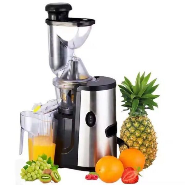 reki slow juicer, cold press slow juicer masticating juicer with ultra quiet motor, wide 3" chute & reverse function 90% higher nutrient retention for dates, pomegranate & leafy greens