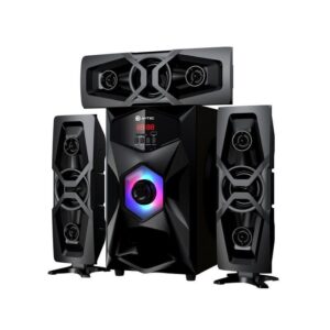 amtec am 307 3.1ch x bass multimedia home theater system – 12000w pmpo black