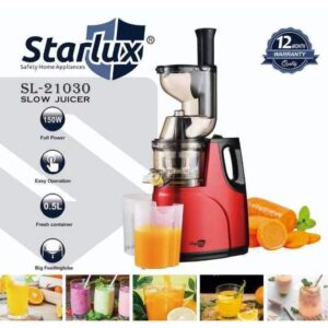starlux juicer, slow juicer machine, juicer machine, make fresh healthy fruits and vegetables juice mini cold press juicer with quiet motor free fresh healthy nutrient juice