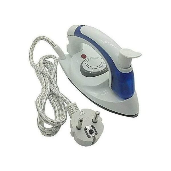 sokany sokany mini travel iron foldable, 700w, white & blue, non stick soleplate, adjustable temperature