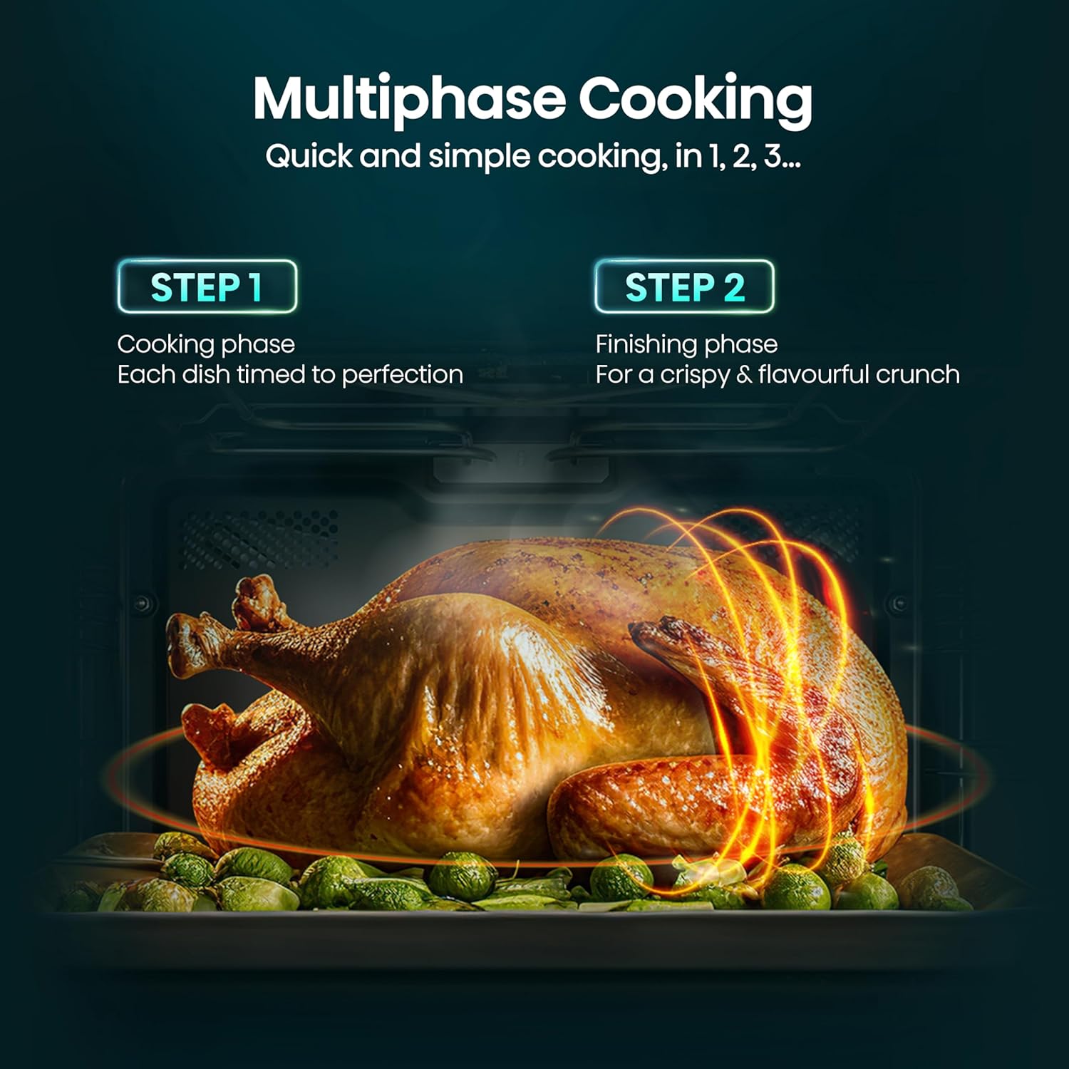hisense h25mobs7huk 25 litre electronic microwave with auto defrost, digital display, smart cook, multi level cooking and easy clean black: 10 levels of power, 6 preset programmes, premium dimmed glass