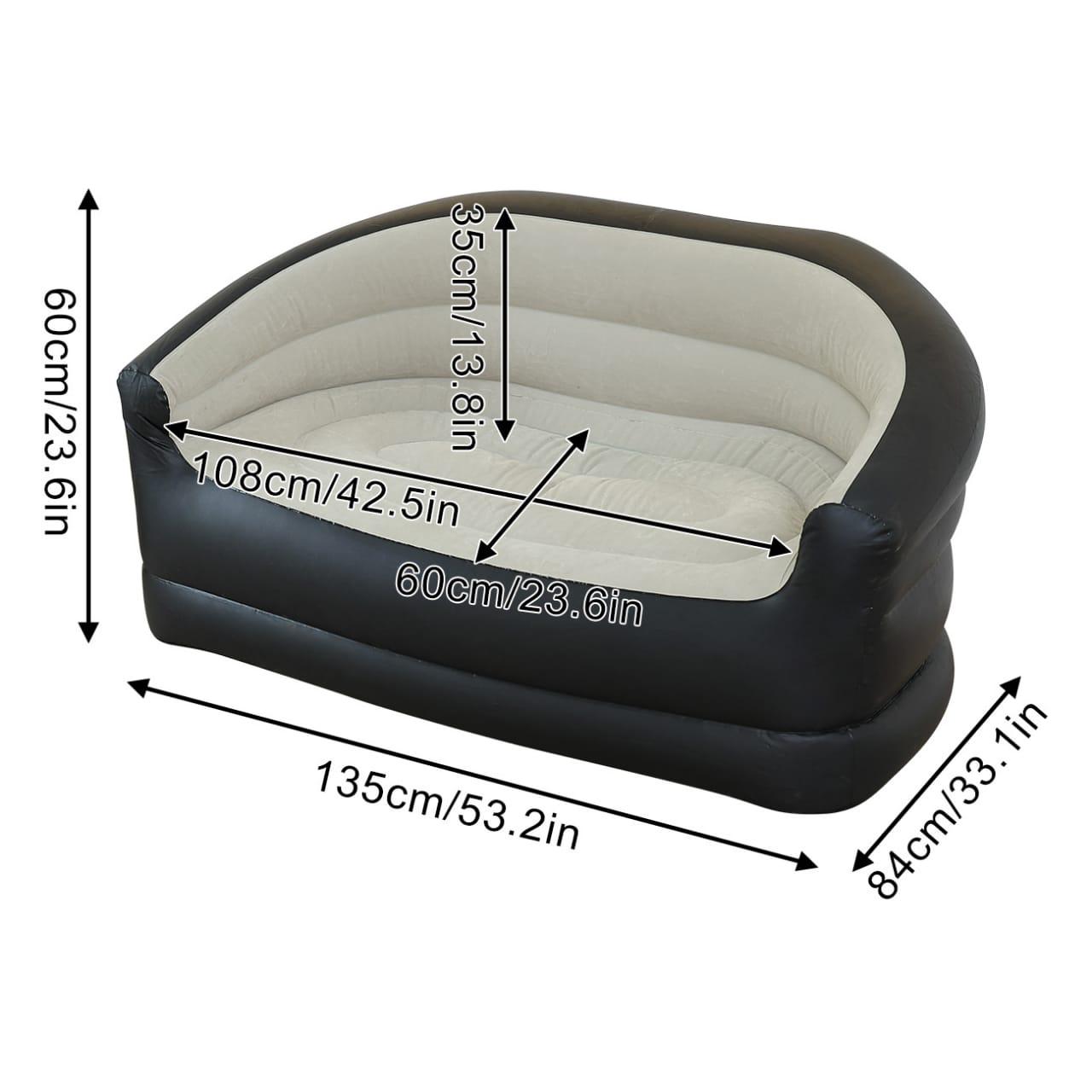hot sale inflatable sofa for living room 2 seater air sofa bed with free pump chair portable inflatable couch sofa home furniture, multicolor hot sale inflatable sofa for living room 2 seater air sofa bed with free pump chair portable inflatable couch sofa home furniture, multicolor