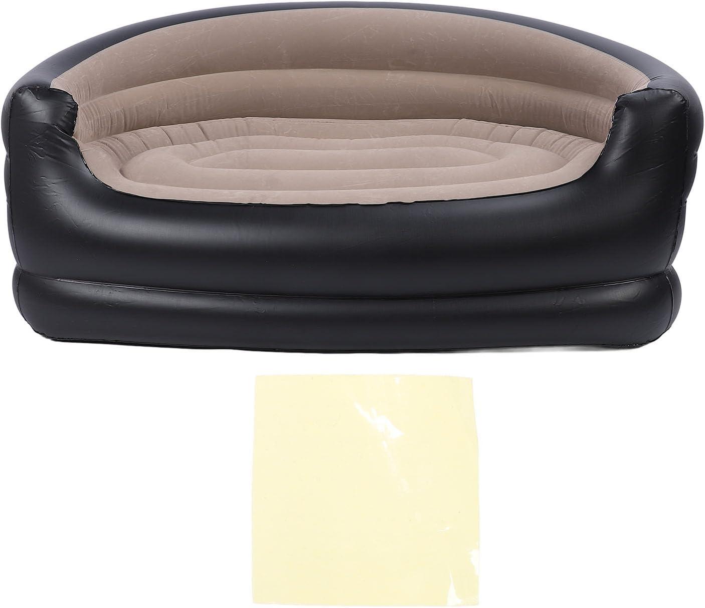 hot sale inflatable sofa for living room 2 seater air sofa bed with free pump chair portable inflatable couch sofa home furniture, multicolor hot sale inflatable sofa for living room 2 seater air sofa bed with free pump chair portable inflatable couch sofa home furniture, multicolor