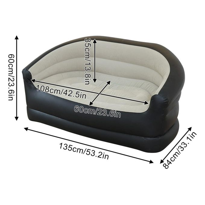 hot sale inflatable sofa for living room 2 seater air sofa bed with free pump chair portable inflatable couch sofa home furniture, multicolor hot sale inflatable sofa for living room 2 seater air sofa bed with free pump chair portable inflatable couch sofa home furniture, multicolor