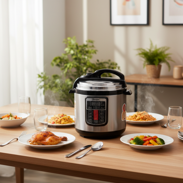 high quality 6l electric pressure cooker 1000w stainless steel multi cooker digital pressure pot rice cooker soup maker, capacity 6 liters