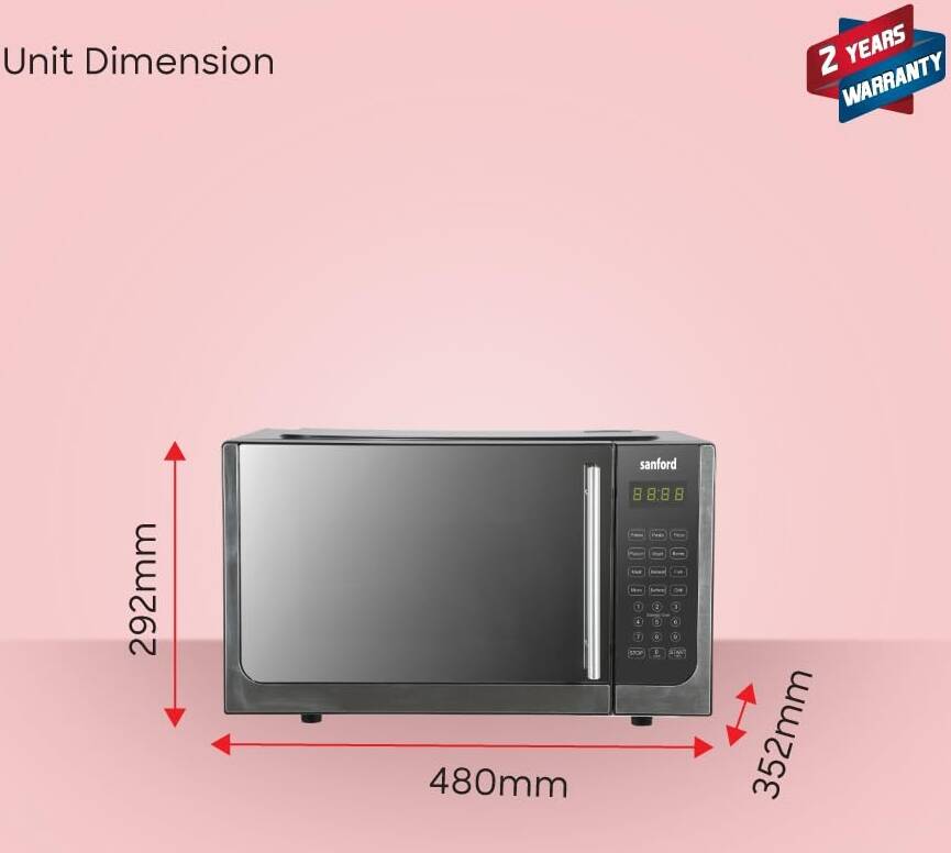 sanford sf5632mo 25l digital microwave oven with grill โ 1470w sanford sf5632mo 25l digital microwave oven with grill โ 1470w