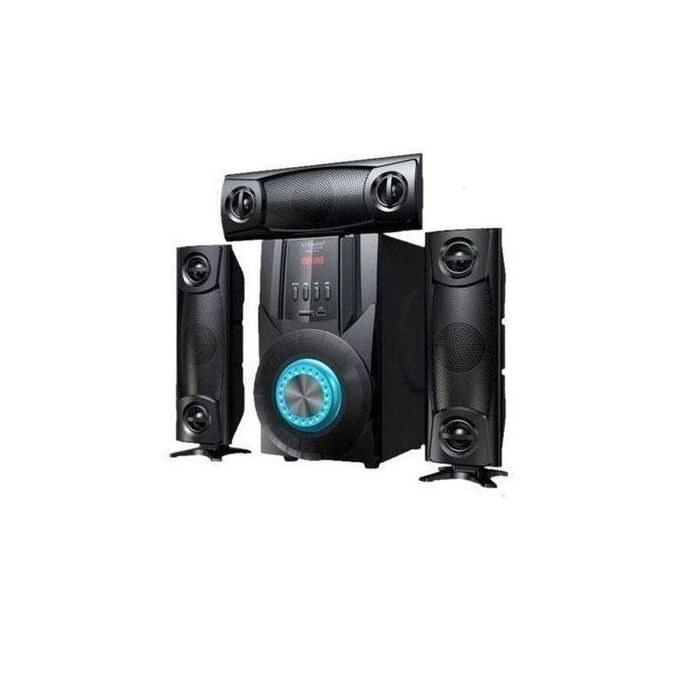 vitron v641 3.1 channel bluetooth multimedia speaker system – 60w home theatre subwoofer system with deep bass, usb, sd card, fm radio & remote control – black vitron v641 3.1 channel bluetooth multimedia speaker system – 60w home theatre subwoofer system with deep bass, usb, sd card, fm radio & remote control – black