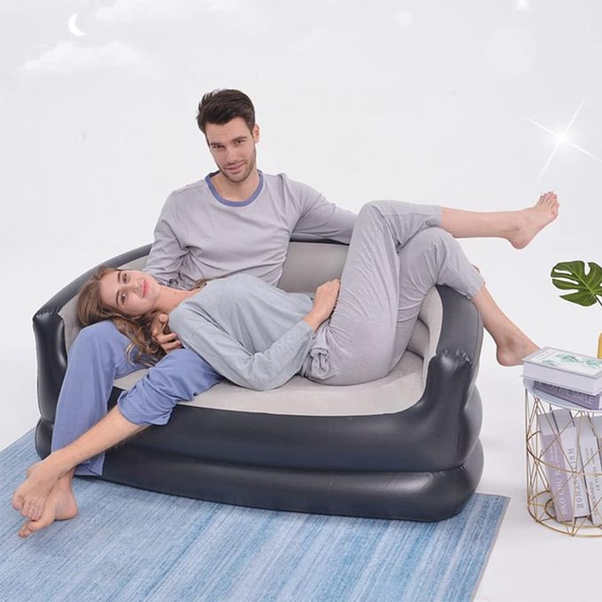 hot sale inflatable sofa for living room 2 seater air sofa bed with free pump chair portable inflatable couch sofa home furniture, multicolor hot sale inflatable sofa for living room 2 seater air sofa bed with free pump chair portable inflatable couch sofa home furniture, multicolor