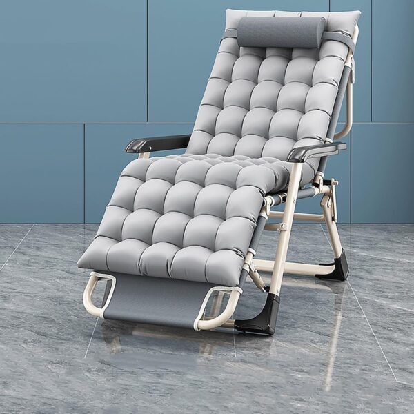 lounge chair, outdoor sun lounger chair, reclining sun loungers with cushion adjustable lounger recliners portable recliner chairs for deck, patio, beach, yard
