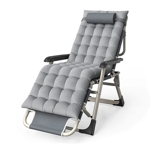 2 in 1 foldable chair/bed with cushion, zero gravity chairs, folding adjustable sun loungers for garden, reclining camping chairs, sun loungers with cushion, chair reclining for outdoor, garden, camping, beach