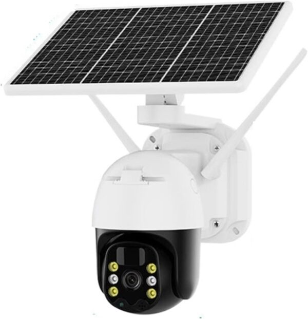 ai solar camera 2 in 1 easy to achieve real time remote viewing | vc 12 4g |dual camera | hd pixels mobil detection |bidirectional pan tilt full color night vision