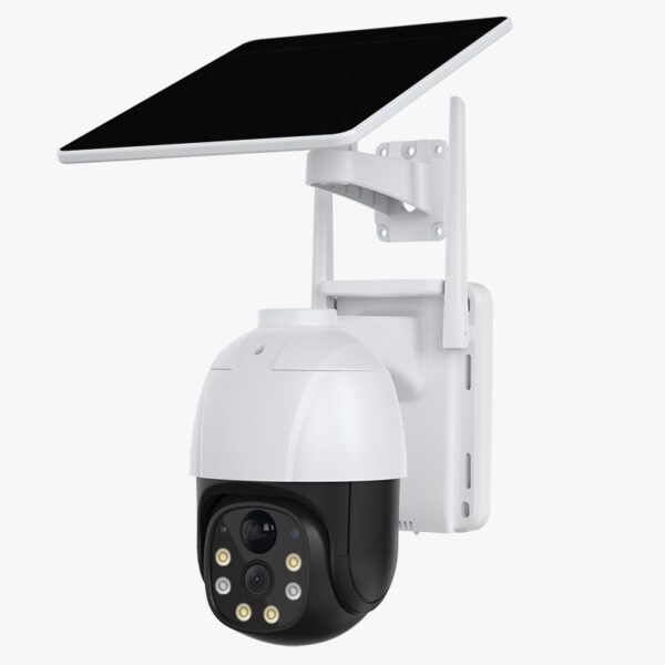 4g single lens v380 solar powered ptz camera, p5 plus v380 pro solar power ptz 4g sim card 3mp cctv camera human detection pir night vison 7w solar panel outdoor camera