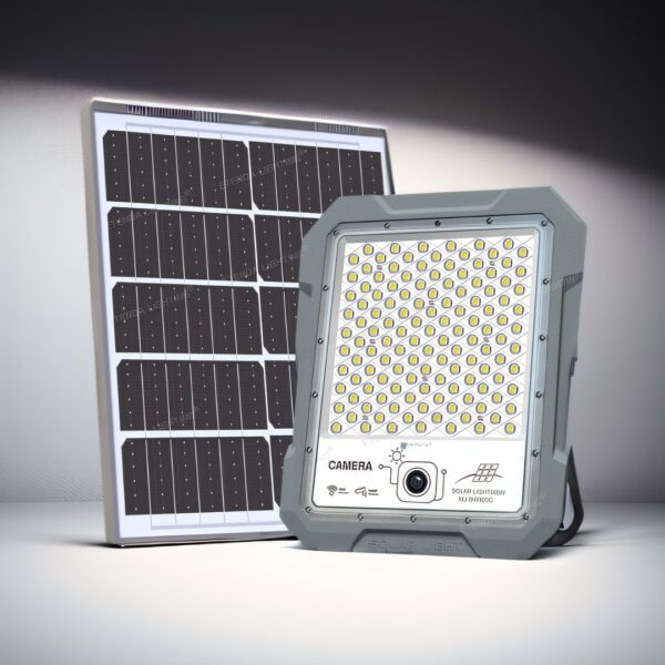 300w solar flood light with camera for security bright waterproof durable design for gardens pathways and large spaces, solar camera flood light, which combines a powerful led floodlight with a high definition wi fi security camera powered entirely by solar energy