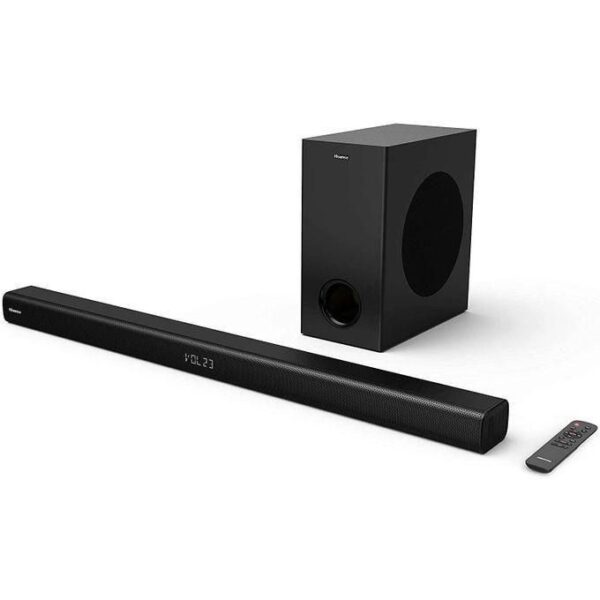 vision plus vp2111sb 2.1ch sound bar – 240w bluetooth home audio system | usb, optical, hdmi, aux, fm