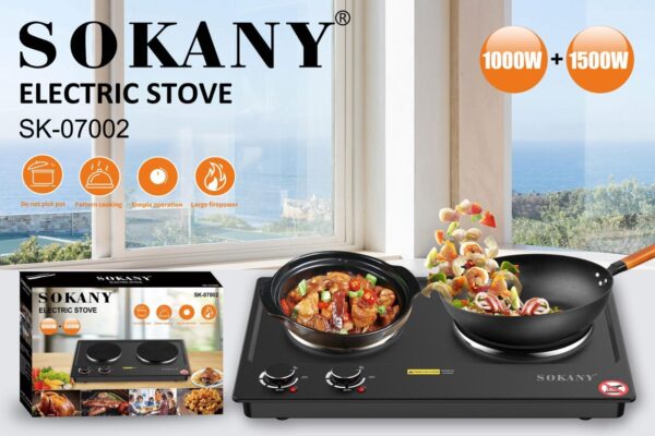 hot sale new electric stove double head solid hot plate cook top cooker electric burner induction cooker