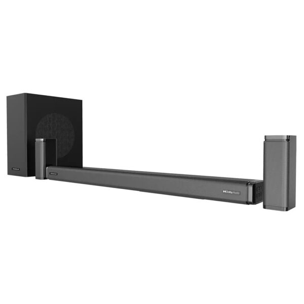 vision plus vp5120sb 5.1ch soundbar – 1000w dolby audio with wireless subwoofer | hdmi, optical, usb, aux, sd support | surround speaker setup