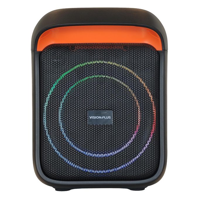 vision plus beat box mini 2 – 6.5" bluetooth party speaker (black) usb / aux support, strong bass output vision plus beat box mini 2 – 6.5" bluetooth party speaker (black) usb / aux support, strong bass output