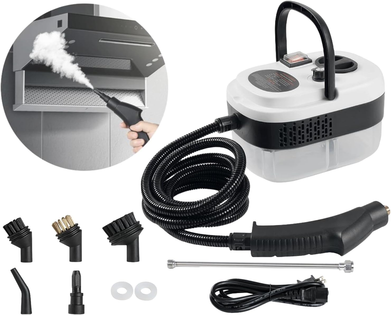 2500w 110/220v handheld pressurized steam cleaner, steam cleaner 2500w high pressure steamer for cleaning, car steamer handheld steam cleaner for home use, hardwood floor steam cleaner for upholstery, kitchen, bathroom, grout 2500w 110/220v handheld pressurized steam cleaner, steam cleaner 2500w high pressure steamer for cleaning, car steamer handheld steam cleaner for home use, hardwood floor steam cleaner for upholstery, kitchen, bathroom, grout