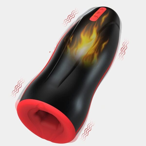 automatic male masturbation simulator, 360° vibration sensation & 6 sucking modes, 3 frequency suction, intense penis stimulation, electric masturbation for men, handheld adult oral sex toy for men, rotating male masturbaters automatic heating blowjob stroker cup for men sex toy