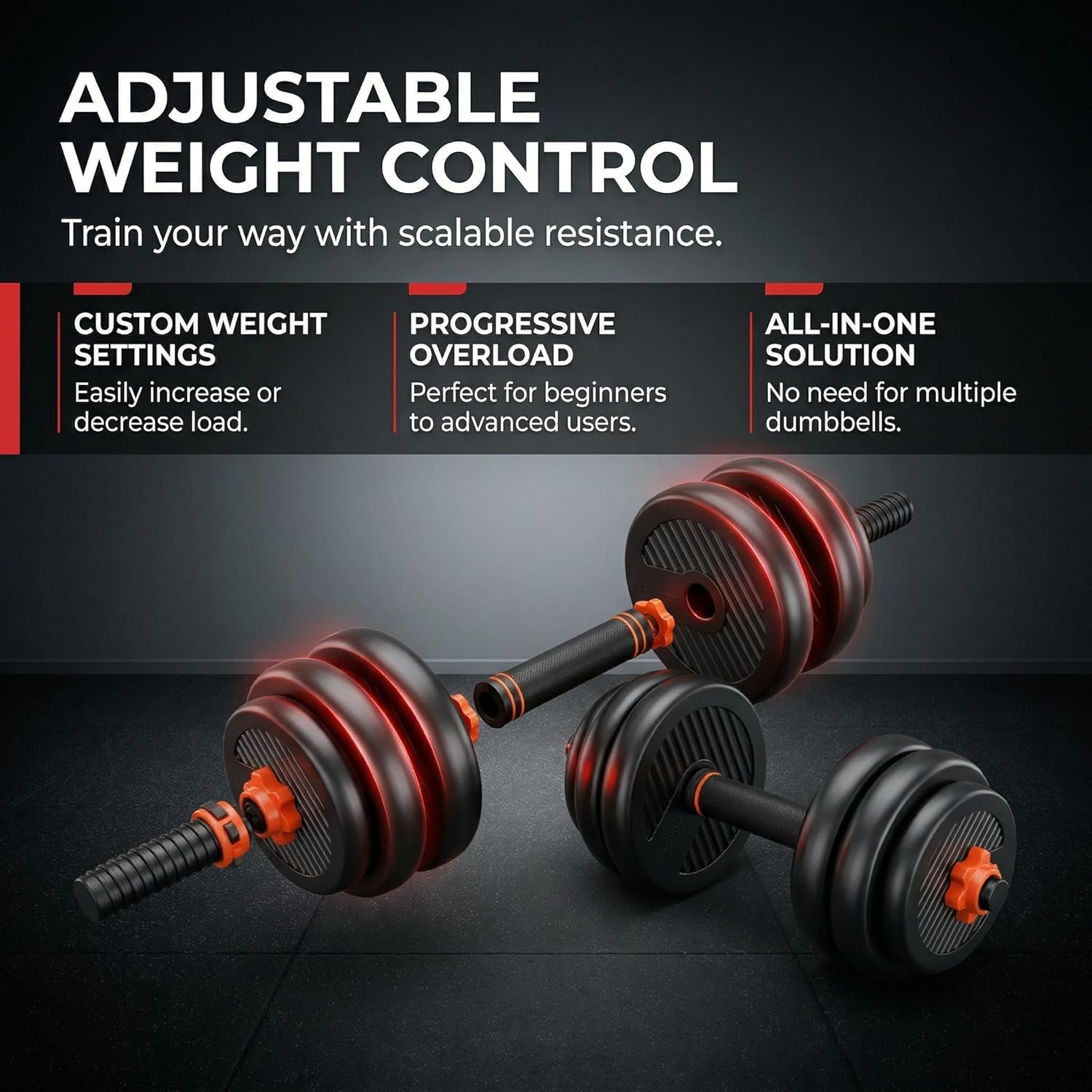 6 in 1 adjustable dumbbells set 30kg free weights exercise barbell with kettlebell handle and connecting rod for whole body workout at home gym for men women full body training gym 6 in 1 adjustable dumbbells set 30kg free weights exercise barbell with kettlebell handle and connecting rod for whole body workout at home gym for men women full body training gym