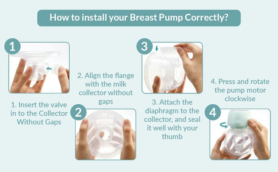 wearable hands free automatic electric breast pump โ portable breast milk collector with digital touch screen wearable hands free automatic electric breast pump โ portable breast milk collector with digital touch screen