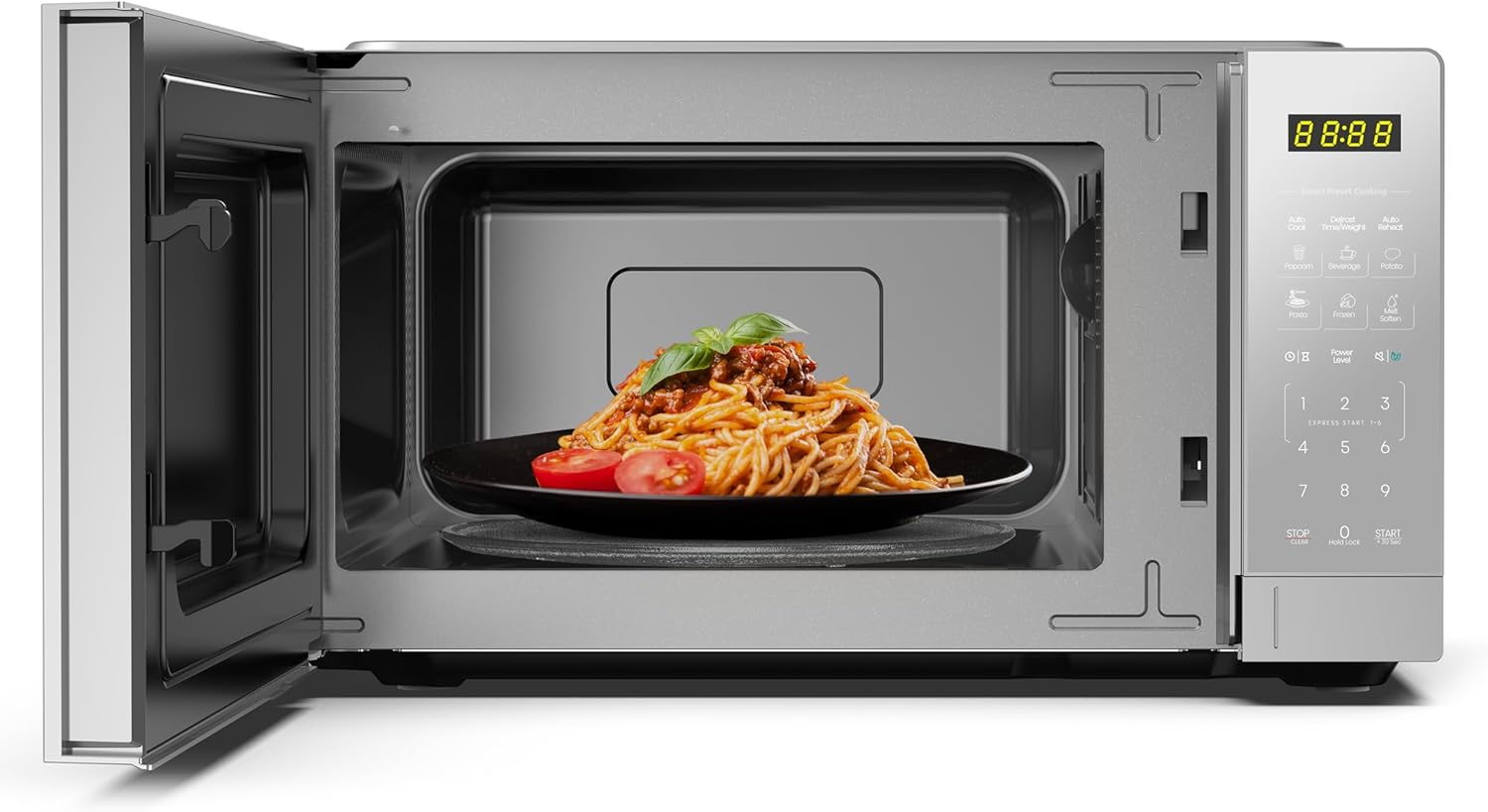 hisense h20moms15 digital 20l grill microwave oven (silver),