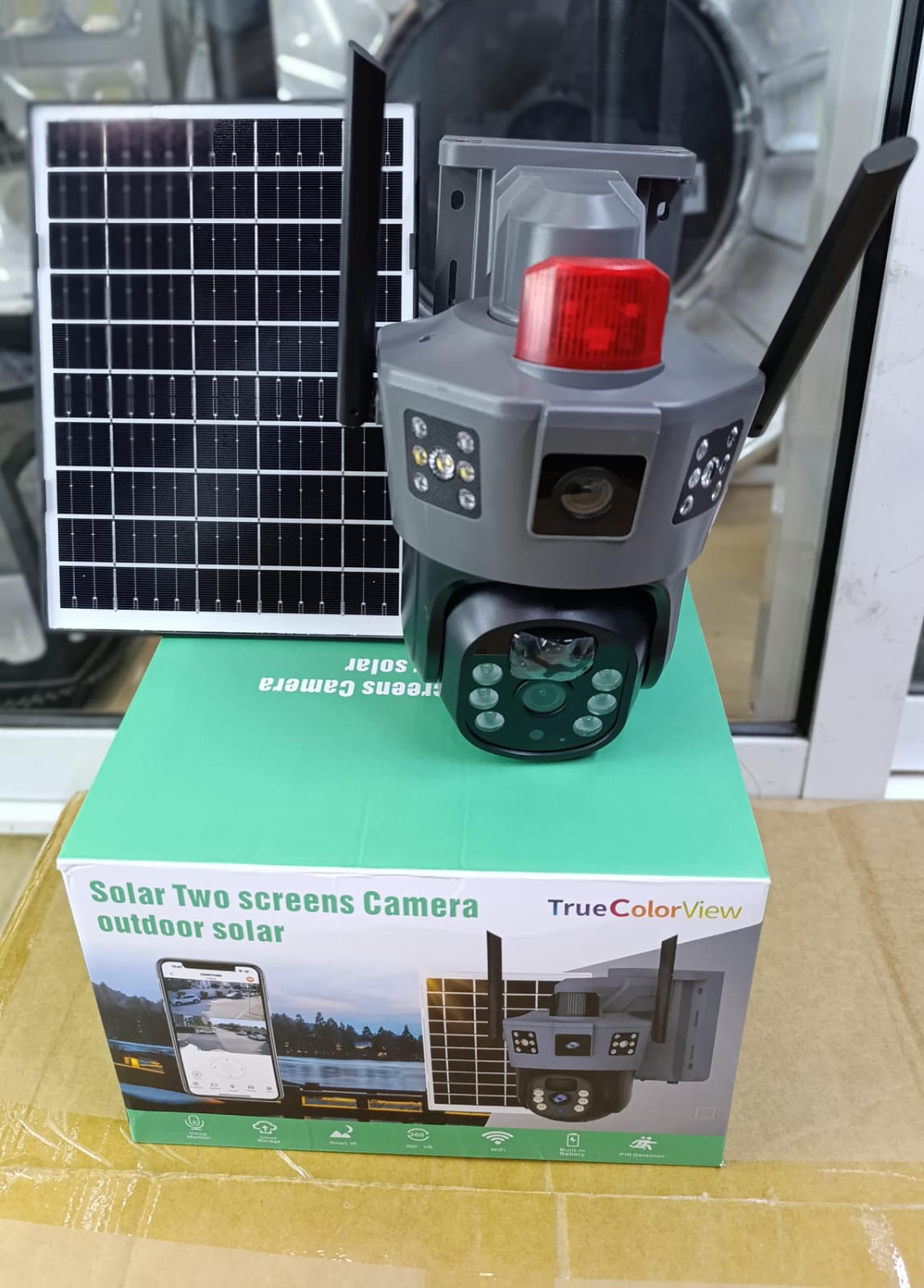 4g ptz 360 cctv camera with alarm, energy devices 5g dual lens solar security camera with 4g/5g sim support, 360° ptz view, night vision, motion detection, two way audio, ip66 waterproof, low power consumption, and mobile app control