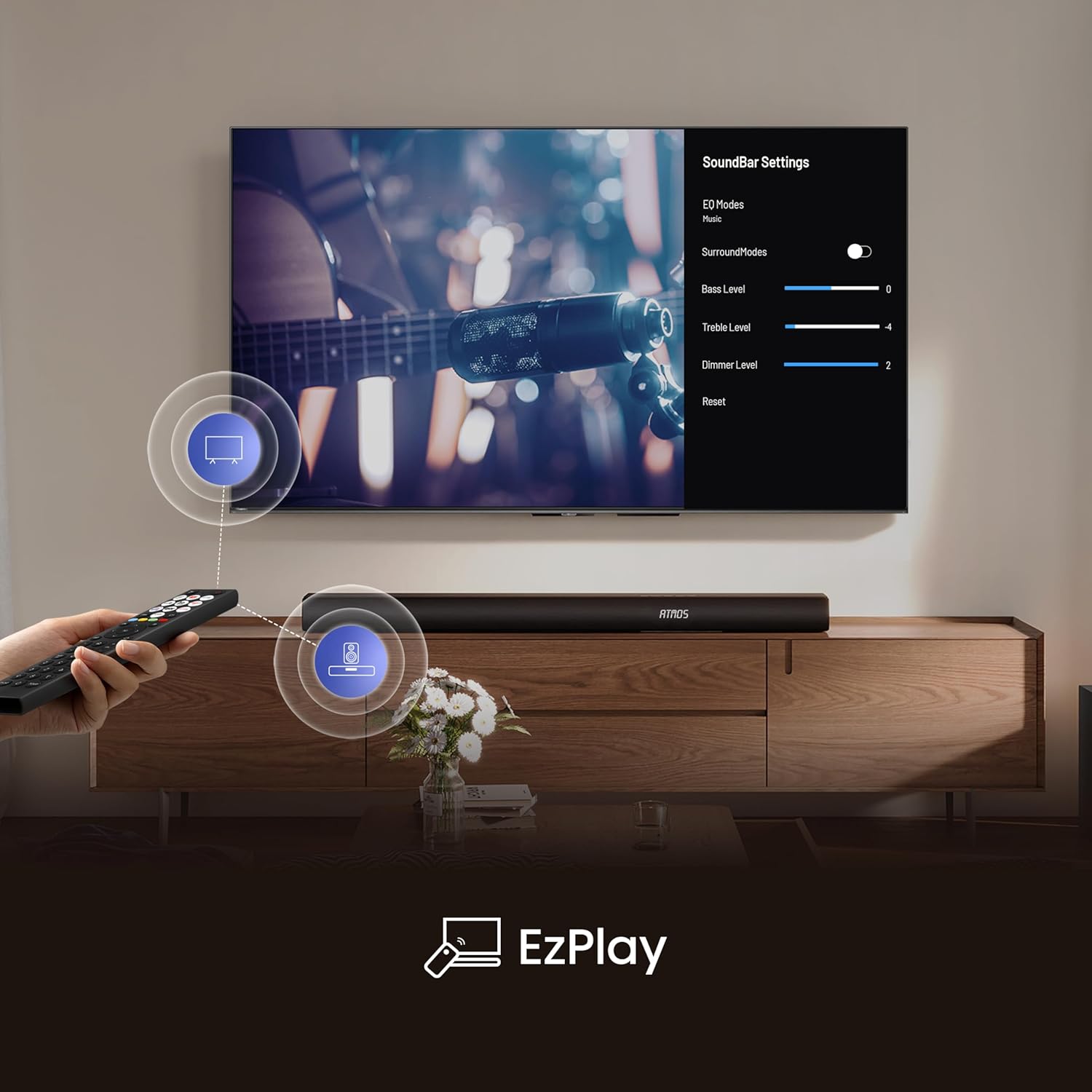 hisense ax5100q 5.1 channel soundbar – dolby atmos, dts:x & wireless surround sound | 6.5 inch wireless subwoofer | bluetooth wireless streaming hisense ax5100q 5.1 channel soundbar – dolby atmos, dts:x & wireless surround sound | 6.5 inch wireless subwoofer | bluetooth wireless streaming