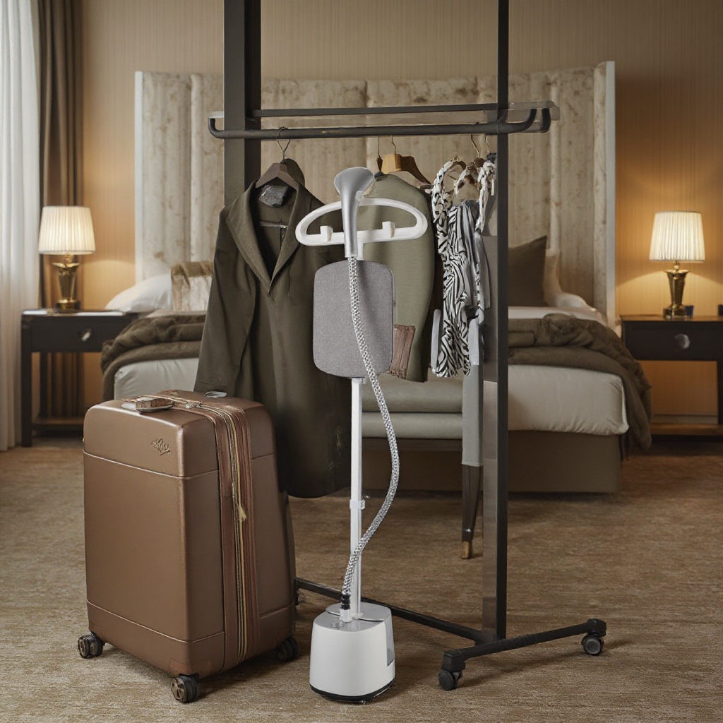 new travel cloth steamer electric portable fabric clothing steamer vertical steam ironing machine handheld garment steamer, standing garment steamer with ironing board, strong steam penetration, wrinkle removal, suitable for home, office and travel, 1800w 1.8l steam iron new travel cloth steamer electric portable fabric clothing steamer vertical steam ironing machine handheld garment steamer, standing garment steamer with ironing board, strong steam penetration, wrinkle removal, suitable for home, office and travel, 1800w 1.8l steam iron