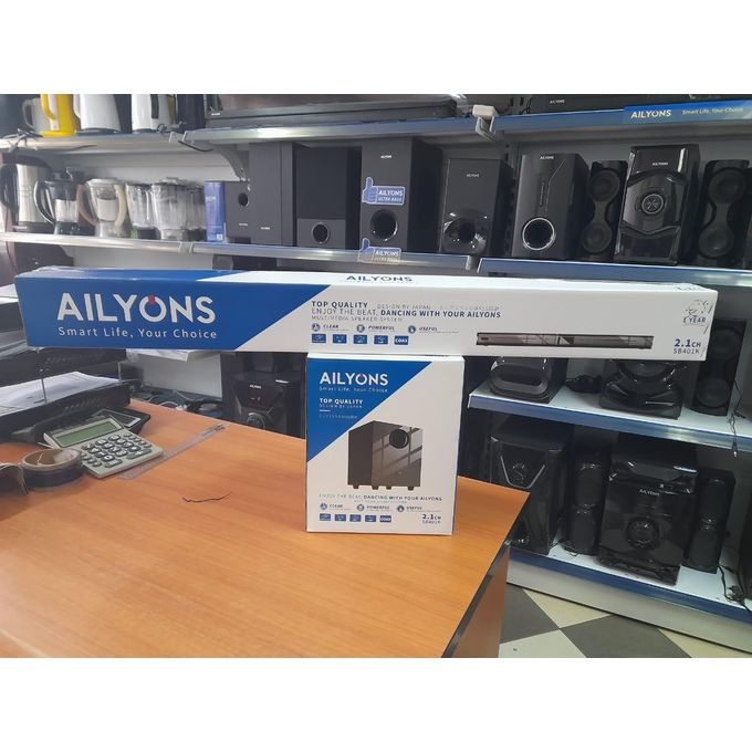 ailyons sb401k 2.1ch sound bar – bluetooth (20w, black/wood) | wireless streaming from phones, tvs, and laptops ailyons sb401k 2.1ch sound bar – bluetooth (20w, black/wood) | wireless streaming from phones, tvs, and laptops