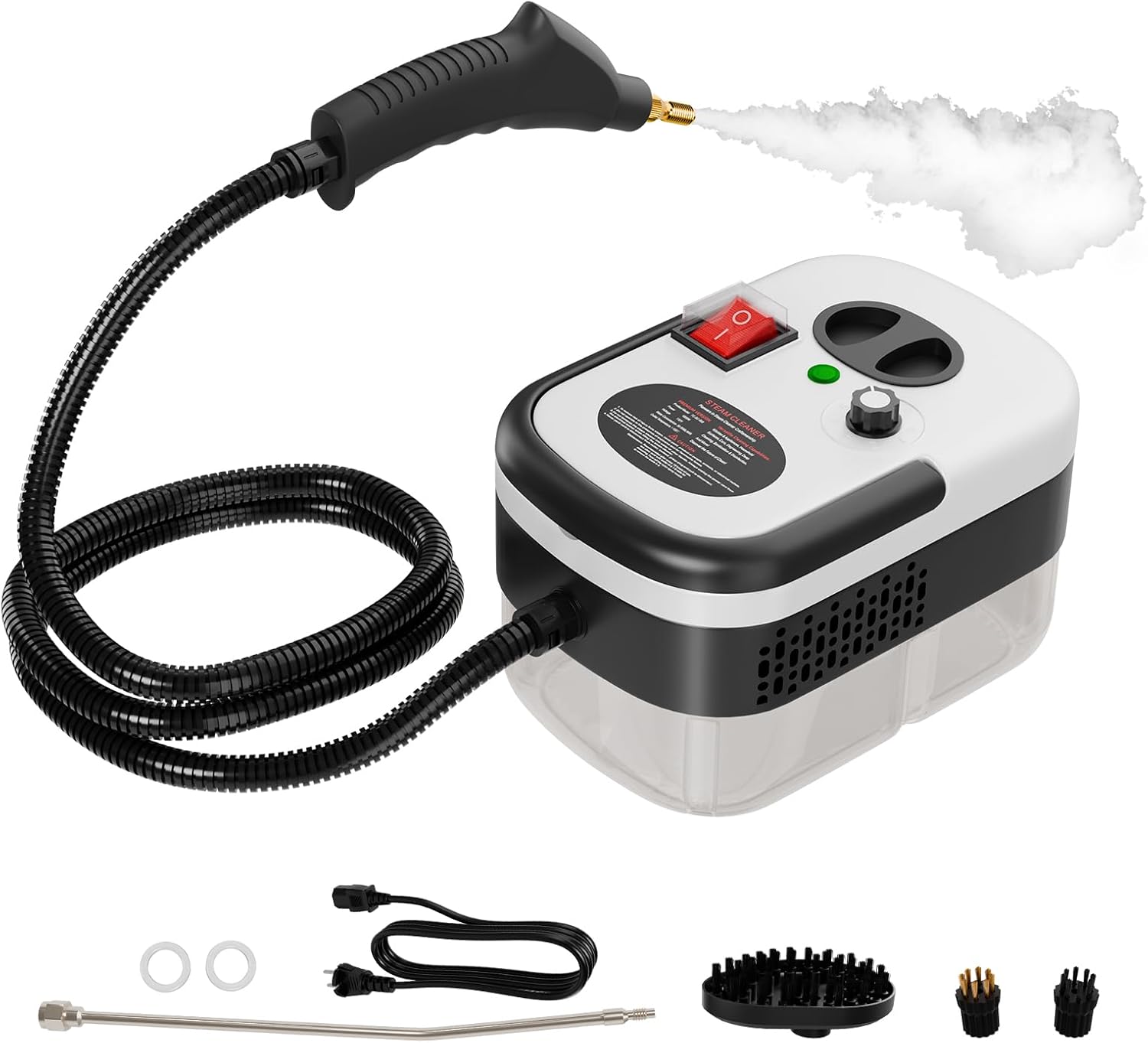 2500w 110/220v handheld pressurized steam cleaner, steam cleaner 2500w high pressure steamer for cleaning, car steamer handheld steam cleaner for home use, hardwood floor steam cleaner for upholstery, kitchen, bathroom, grout 2500w 110/220v handheld pressurized steam cleaner, steam cleaner 2500w high pressure steamer for cleaning, car steamer handheld steam cleaner for home use, hardwood floor steam cleaner for upholstery, kitchen, bathroom, grout