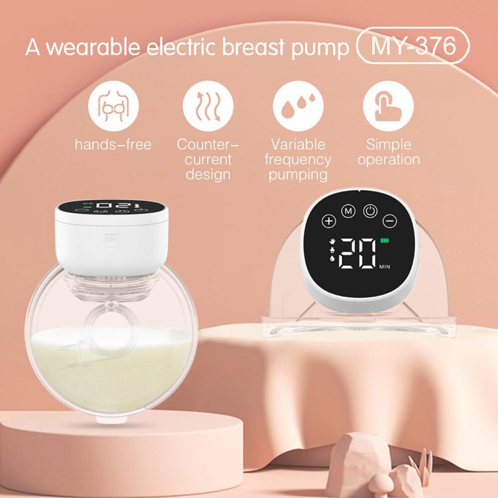 my 376 wearable hands free electric breast pump silent invisible breast pump 3 modes 9 levels of suction, electric breast pumps portable hands free wearable breast pump silent comfort breast milk extractor collector bpa free, 180ml capacity my 376 wearable hands free electric breast pump silent invisible breast pump 3 modes 9 levels of suction, electric breast pumps portable hands free wearable breast pump silent comfort breast milk extractor collector bpa free, 180ml capacity