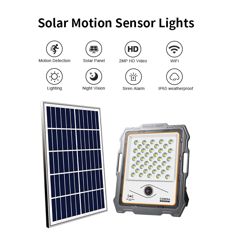 100w waterproof solar powered security street floodlight solar led lights with camera, solar camera flood light, which combines a powerful led floodlight with a high definition wi fi security camera powered entirely by solar energy