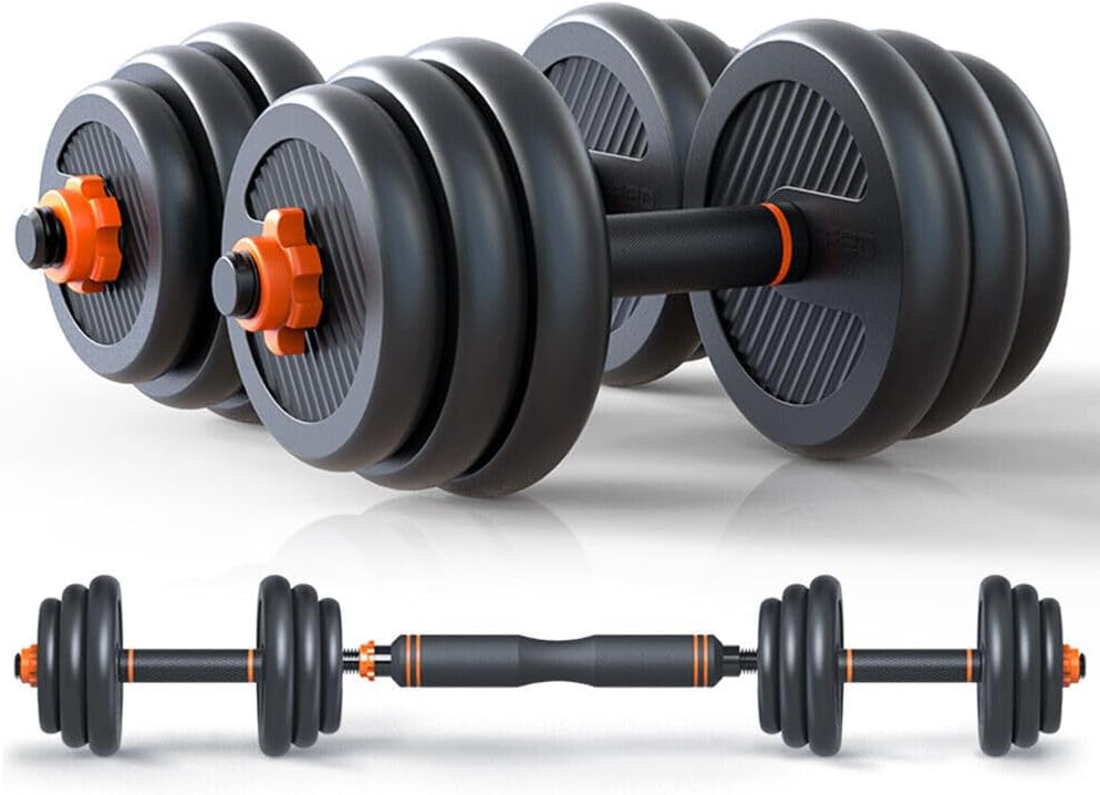6 in 1 adjustable dumbbells set 30kg free weights exercise barbell with kettlebell handle and connecting rod for whole body workout at home gym for men women full body training gym 6 in 1 adjustable dumbbells set 30kg free weights exercise barbell with kettlebell handle and connecting rod for whole body workout at home gym for men women full body training gym