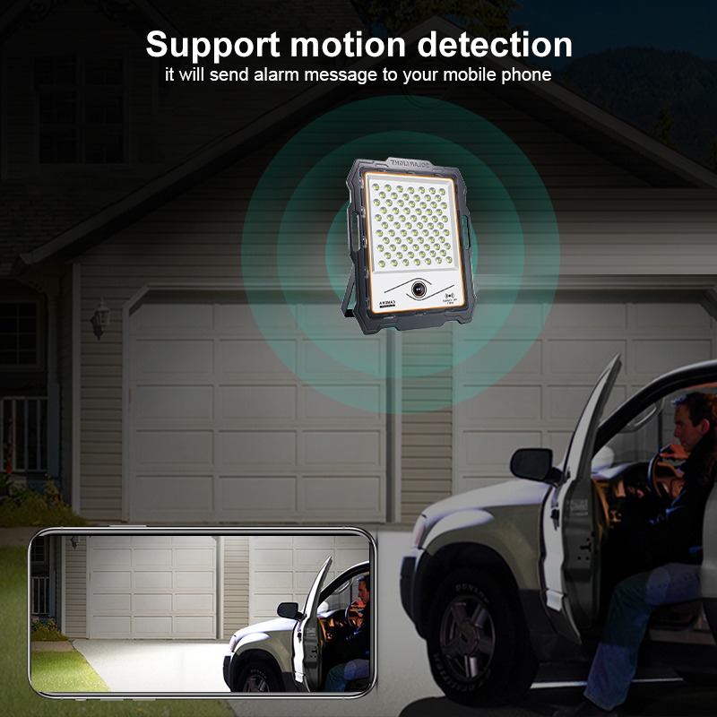 100w waterproof solar powered security street floodlight solar led lights with camera, solar camera flood light, which combines a powerful led floodlight with a high definition wi fi security camera powered entirely by solar energy