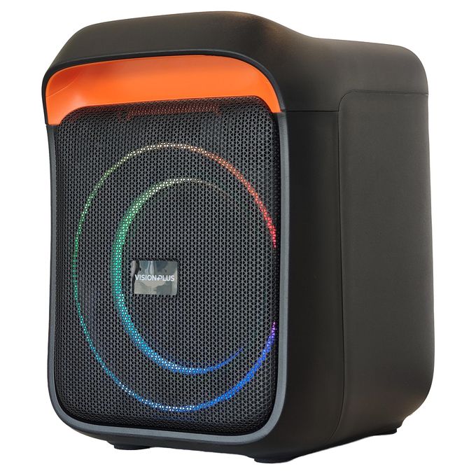 vision plus beat box mini 2 – 6.5" bluetooth party speaker (black) usb / aux support, strong bass output vision plus beat box mini 2 – 6.5" bluetooth party speaker (black) usb / aux support, strong bass output