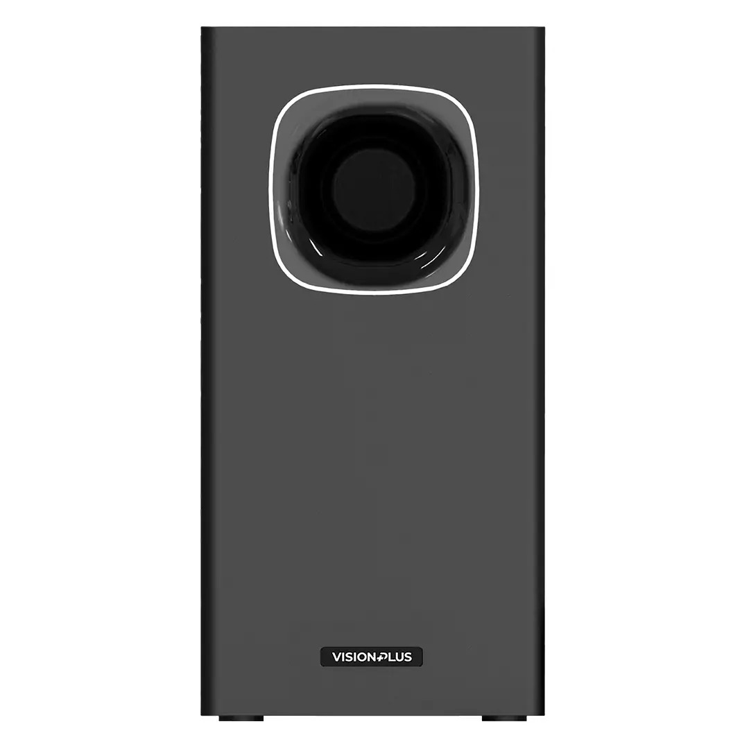 vision plus vp2121sb 450w soundbar with wireless 6.5" subwoofer, dolby audio, bluetooth 5.3 sound pro 450 2.1ch wireless soundbar black vision plus vp2121sb 450w soundbar with wireless 6.5" subwoofer, dolby audio, bluetooth 5.3 sound pro 450 2.1ch wireless soundbar black