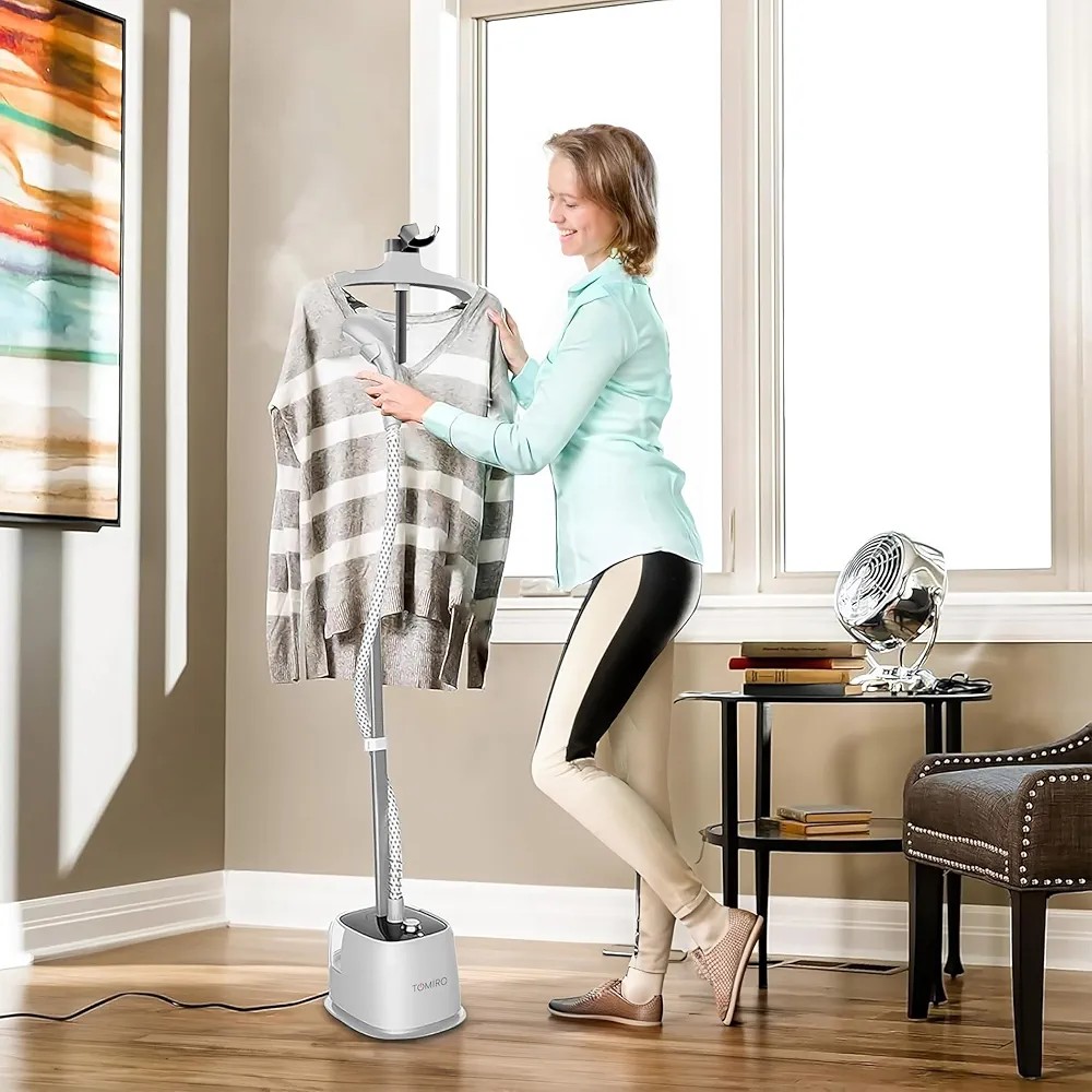 new travel cloth steamer electric portable fabric clothing steamer vertical steam ironing machine handheld garment steamer, standing garment steamer with ironing board, strong steam penetration, wrinkle removal, suitable for home, office and travel, 1800w 1.8l steam iron new travel cloth steamer electric portable fabric clothing steamer vertical steam ironing machine handheld garment steamer, standing garment steamer with ironing board, strong steam penetration, wrinkle removal, suitable for home, office and travel, 1800w 1.8l steam iron